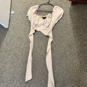 Womens crop tie